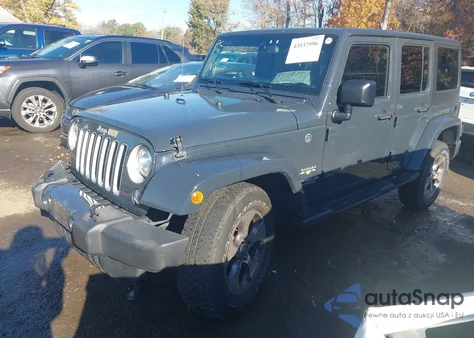 2017 Jeep Wrangler Unlimited Sahara 4X4 из США, поврежденный, VIN 1C4BJWEG1HL557282